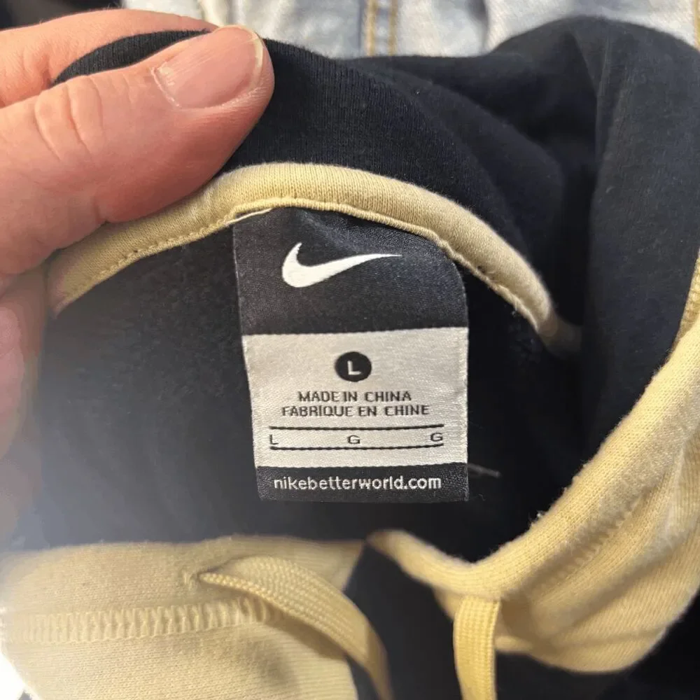 Vintage‎ Nike University of Colorado Buffaloes Hoodie Mens L Puffy Ralph Deion